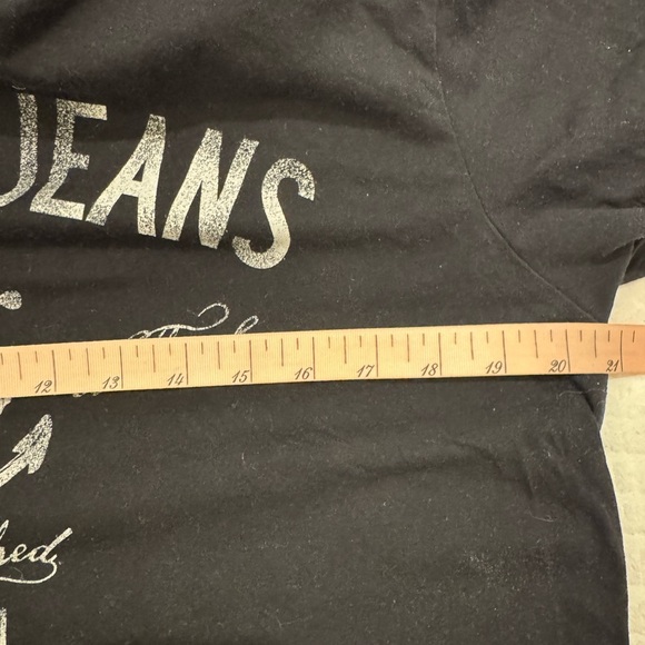 Armani Jeans nautical Black T-Shirt anchor - Picture 5 of 7